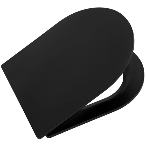 сиденье belbagno colorato bb062sc-mb для унитаза с микролифтом, черный матовый
