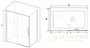 душевой уголок rgw stilvoll 32324210-011 sv-42 110x100, профиль хром, стекло прозрачное
