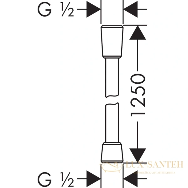 душевая система с верхним душем и термостатом 8 в 1 hansgrohe 27961670 матовый черный