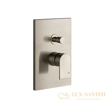 смеситель встраиваемый для душа на 2 выход gessi emporio via manzoni, 44634.149, внешняя часть, finox brushed nickel