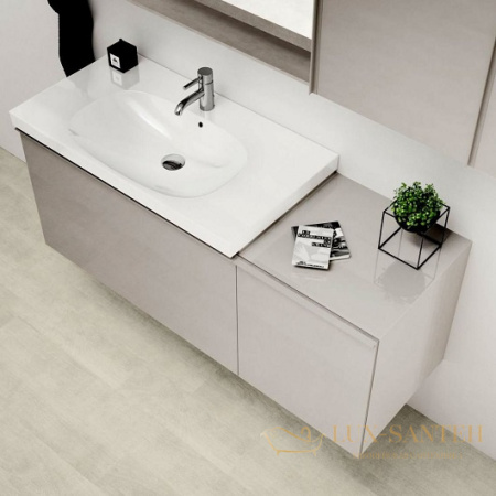 тумба под раковину geberit acanto 500.611.jl.2 740х475 мм, песчаное стекло