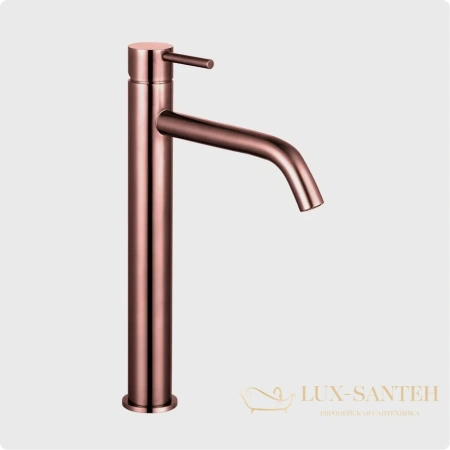 смеситель для раковины aquame siena aqm6214bc, медь брашированная