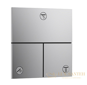 переключатель потоков hansgrohe showerselect comfort e 15573000, на 3 выхода, хром
