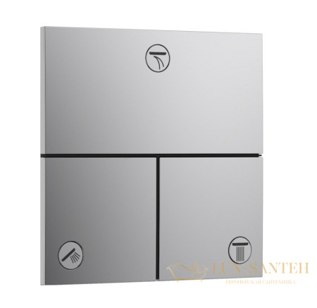переключатель потоков hansgrohe showerselect comfort e 15573000, на 3 выхода, хром