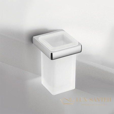 запасной стакан colombo design lulu b6252 для зубных щеток, матовое стекло