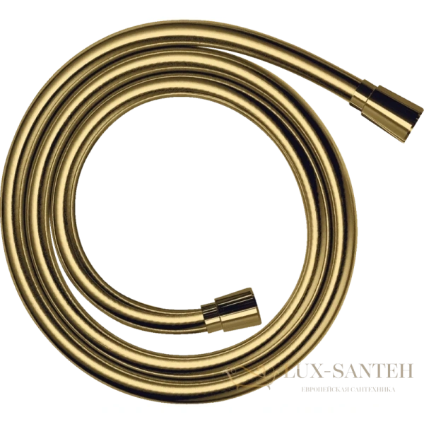 душевой шланг 125 см hansgrohe isiflex 28272000, полированное золото