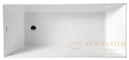 ванна акриловая свободностоящая abber ab9274-1.7, белый глянцевый