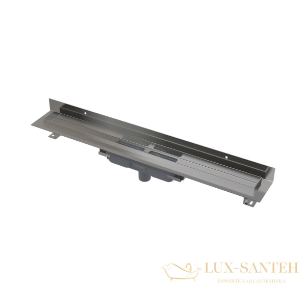alcaplast apz16 wall водоотводящий желоб для перфорированной решетки с фиксированным воротником к стене низкий, вертикальный сток, 950 мм apz1116-950
