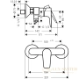 смеситель для душа hansgrohe talis e 71760700
