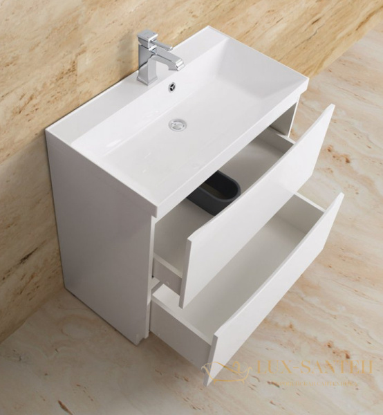 тумба под раковину belbagno marino marino-700-2c-so-rg-p 70 см подвесная, rovere grigio