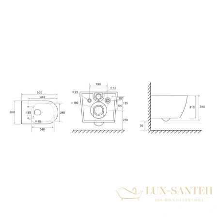 комплект tece tecespring r k955101wcr с подвесным унитазом и панелью смыва tecespring хром глянцевый