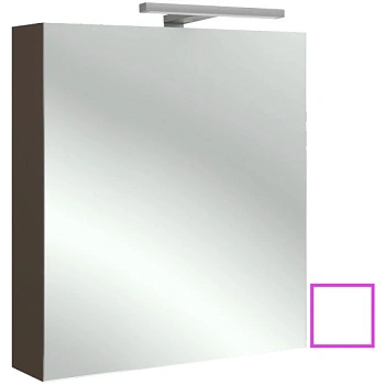 зеркальный шкаф jacob delafon odeon up eb795dru-n18 правосторонний 60х65 см, белый блестящий
