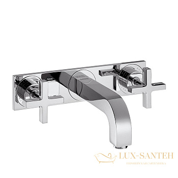 смеситель встраиваемый для раковины, axor citterio, 39144000, с донным клапаном (внешняя часть), хром