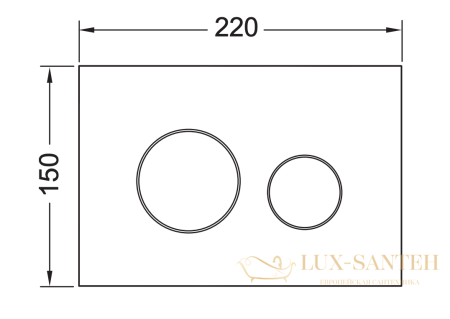 пластиковая панель смыва унитаза tece teceloop 2.0 9240938, для системы двойного смыва, графит металлик
