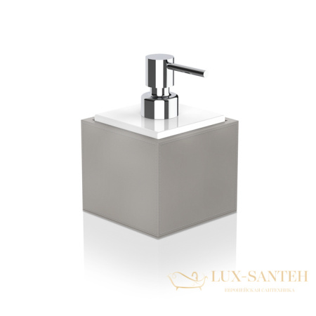 дозатор для жидкого мыла 400 мл, настольный, decor walther brownie ssp, 0937149, серый/хром