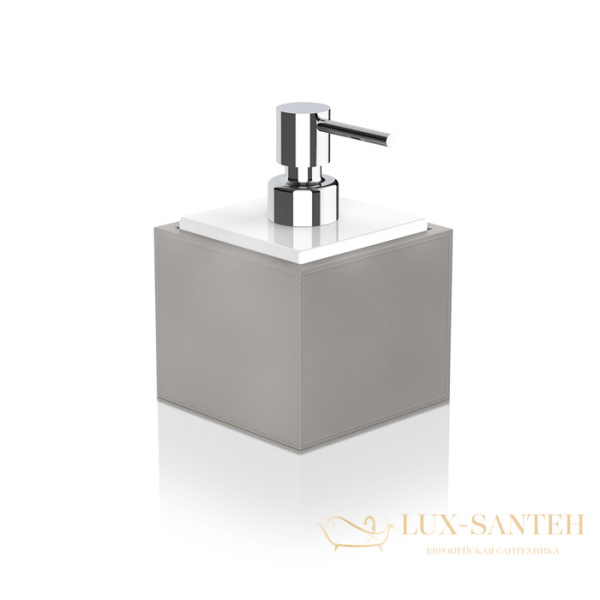 дозатор для жидкого мыла 400 мл, настольный, decor walther brownie ssp, 0937149, серый/хром