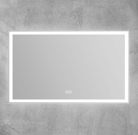 зеркало belbagno spc-grt-1000-600-led-tch-warm 100 см с подсветкой, с подогревом, с сенсорным выключателем 