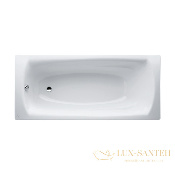 ванна стальная (3,5 мм) laufen paladium 2.2511.3.000.040.1, 1700x750 мм, с отверстиями для ручек, шумоизоляцией, белый глянцевый