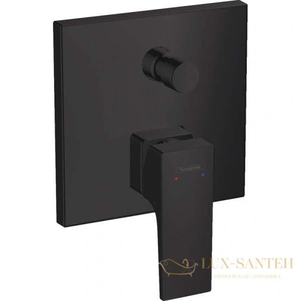 смеситель для ванны hansgrohe metropol 32546670, черный матовый