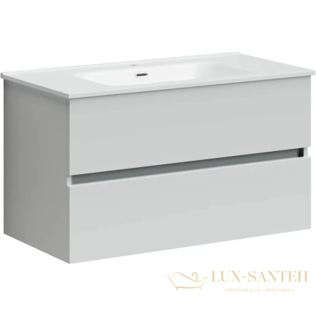 тумба sancos urban ur90w 89 см, белый глянец