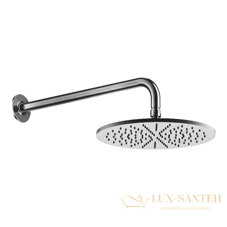 верхний душ gessi inciso 58248.149 300 мм, finox brushed nickel