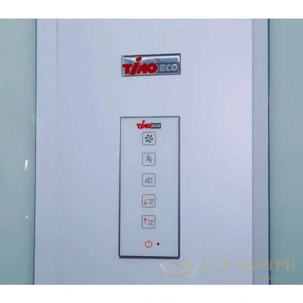 душевая кабина timo eco te-0702 l 120x80x218 см, стекло матовое