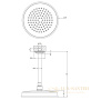 верхний душ gessi venti20 65152.710 ø 200 мм, brass pvd