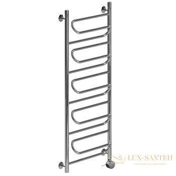 полотенцесушитель электрический ника curve лz 120/40 правый тэн, цвет хром