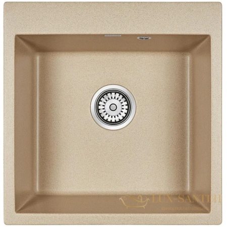 кухонная мойка paulmark praktisch pm105152-qu, песочный
