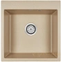 кухонная мойка paulmark praktisch pm105152-qu, песочный
