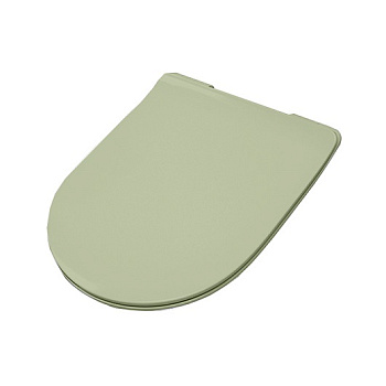 сиденье artceram file 2.0 slim fla014 44 для унитаза с крышкой softclose, green salvia matt
