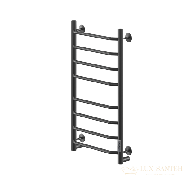 полотенцесушитель электрический кабельный ника way-3 80/40 ral9005 черный матовый u