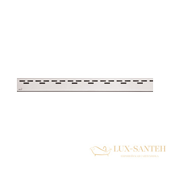 alcaplast решетка для водоотводящих желобов (apz1, apz4, apz12) дизайн hope, нерж. сталь, матовая hope-950m, 950 мм