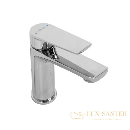 смеситель для раковины cezares comfort-ls-01-w0, без донного клапана, хром глянцевый глянцевый