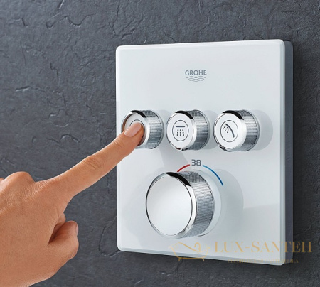 термостат grohe grohtherm smartcontrol 29157ls0, белый