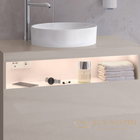 тумба под умывальник keuco stageline, 32864180100, 800x550x490 мм, к/ф: кашемир