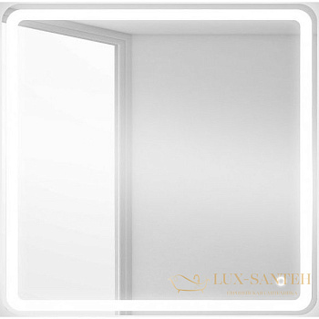 зеркало belbagno spc spc-mar-800-800-led-tch-warm с подсветкой, с подогревом, с сенсорным выключателем