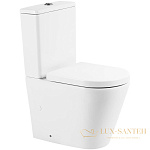 Унитаз компакт BelBagno Flay-r BB2149CPR без бачка и сиденья, белый