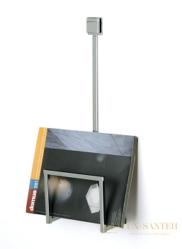 стойка stil haus 772ozio(08) под журналы квадратной формы, хром