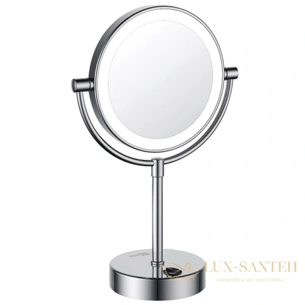 косметическое зеркало wasserkraft k-1005 x 8, хром