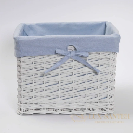 плетеная корзина wasserkraft lopau wb-320-s для белья, светло-кремовый