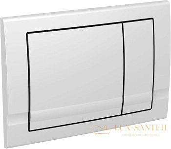 панель schwab riva duo mini 5250039 с двумя клавишами смыва, матовый хром