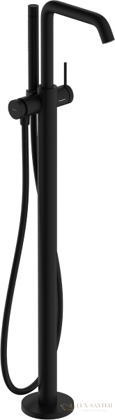 смеситель для ванны напольный hansgrohe tecturis s 73440670, черный матовый