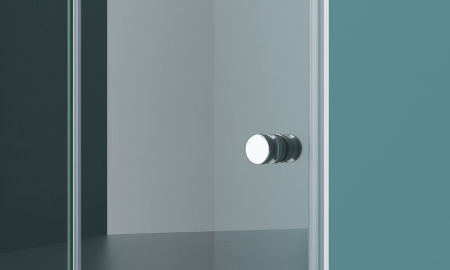 душевая дверь belbagno albano albano-bs-12-100-c-cr 100 см профиль хром, стекло прозрачное 