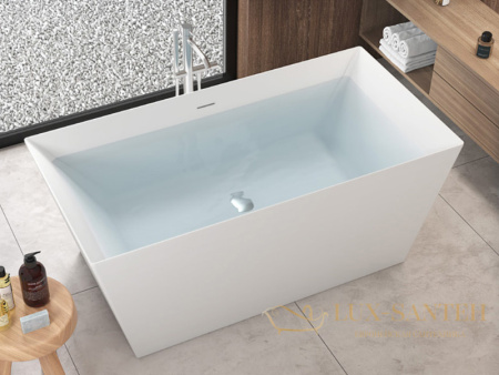 ванна акриловая отдельностоящая глянцевая aifol candy family k122778 a05 matt white