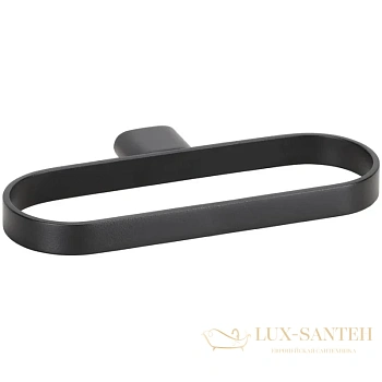 полотенцедержатель кольцо bemeta organic 167104060 черный матовый