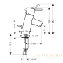смеситель для раковины hansgrohe talis s 32020000