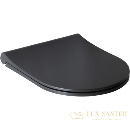 сиденье для унитаза allen brau priority 4.31004.an с микролифтом, антрацит