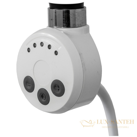 электрический тэн lux-01t-300 с терморегулятором 300w белый