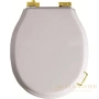 сиденье simas lante la007bi/oro для унитаза с микролифтом, белый
